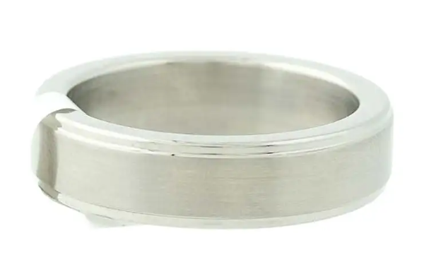 NEW Titanium Ring - Wedding Band Men's Size 11 Comfort Fit Matte Finish