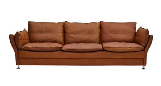 1970s, Danish 3 seater sofa, leather, original good condition.