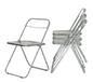 1960s Italian “Plia” Clear Lucite Folding Chair by Giancarlo Piretti for Anonima