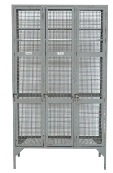 Industrial Transparent Metal Locker Cabinet