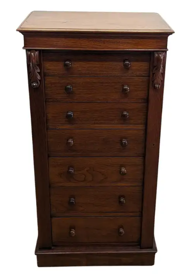 Antique Wellington Chest of Drawers