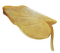 Coffee Table, Leaf Shape, Maple Solid Organic Shaped