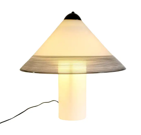 Large Murano table lamp by "iTRE" Murano (51Hx51cm) 1970s. Mid-century modern