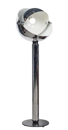 A 20th Century Italian "Space Age" Chrome Floor Lamp c.1970