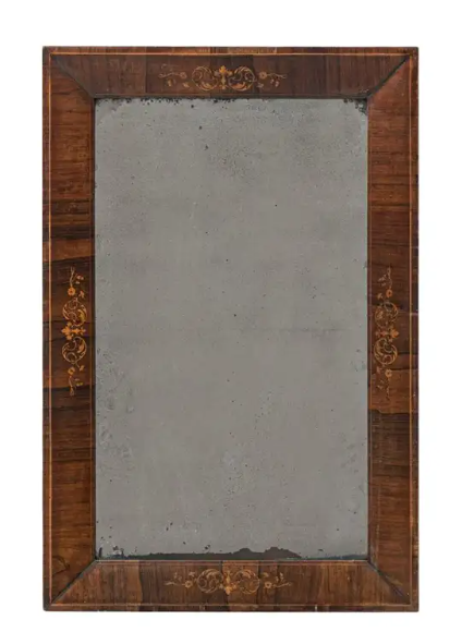 19th Century French Wooden Mirror