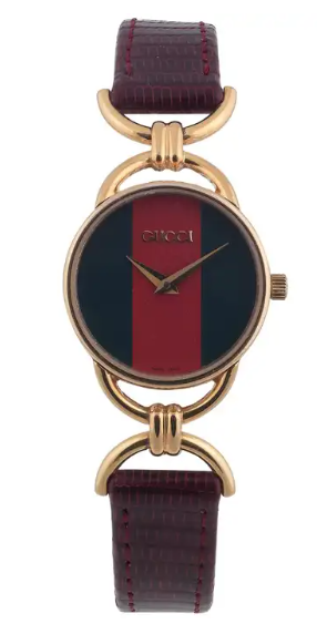 Gucci Ladies Gold-Plated Quartz Wristwatch